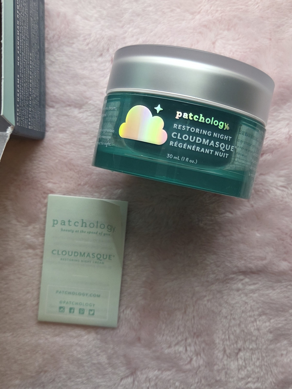 Patchology Restoring Night CloudMasque - Teal Jar